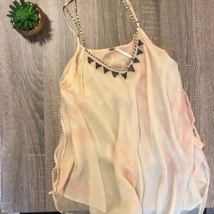 Free People | Boho Beaded Tank | M